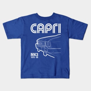 Retro 1978 - 1986 Capri MK3 T-Shirt Design Kids T-Shirt